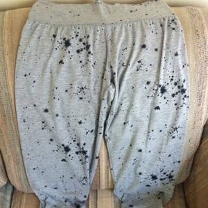 Leggings with diamond studs on them