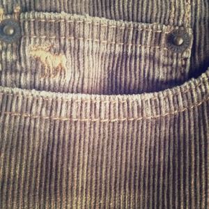 Abercrombie Brown Corduroy Skirt