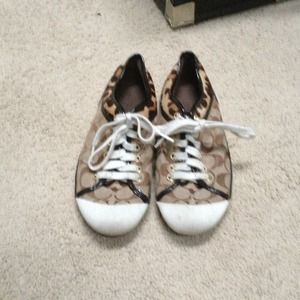 Coach sneakers cheetah print