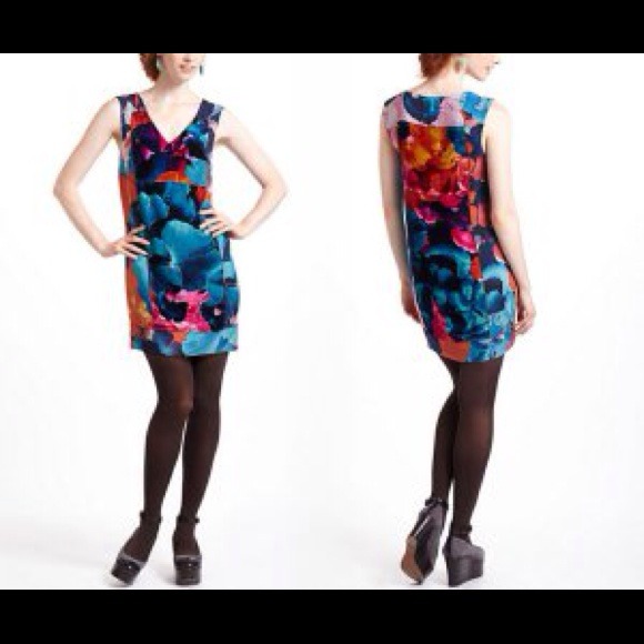 Leifsdottir Night peony dress