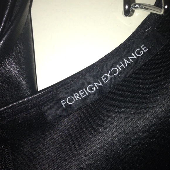 Leather peplum top from Foreign Exchange - Picture 3 of 3