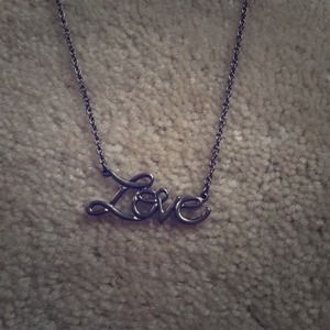 ***Reserved*** Forever 21 Love Necklace