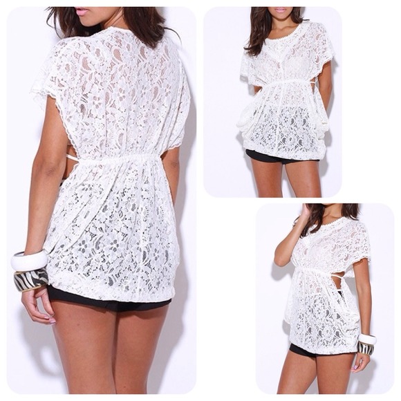 Ivory lace top