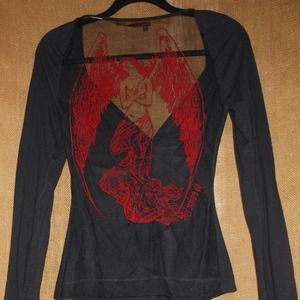 Blk/Red Velvet Print *Miss SIXTY* VINTAGE