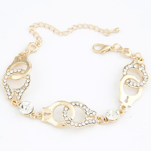 Gold Handcuff Bracelet