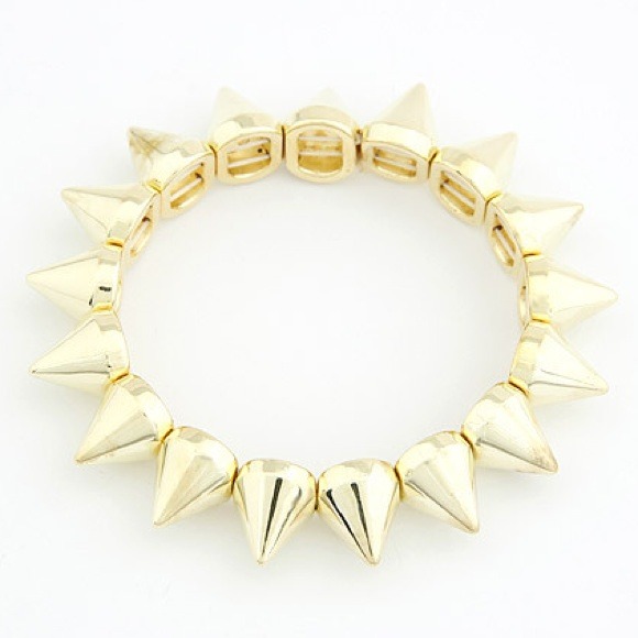 Gold Spike Bracelet
