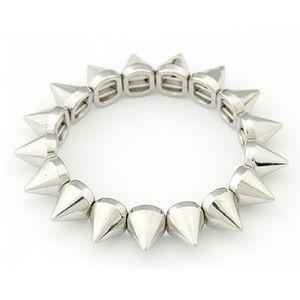 Silver Rivet Bracelet