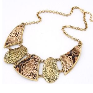 Tribal Snake Skin Necklace