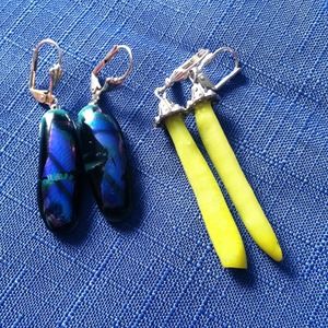 Glass earrings :-)