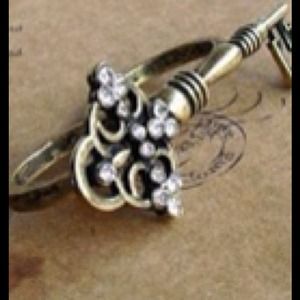 Vintage Double ring key ring