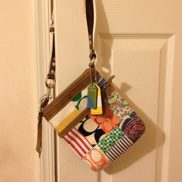 Coach summer patchwork cross body