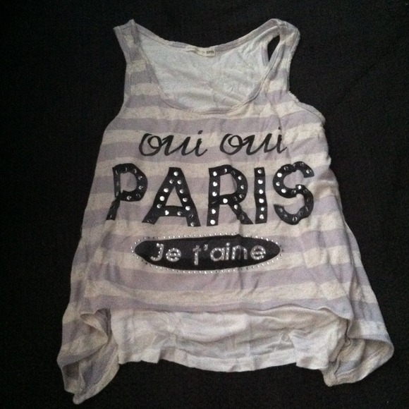 Tank top Paris shirt. - Picture 1 of 1