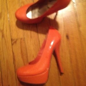 Orange heels