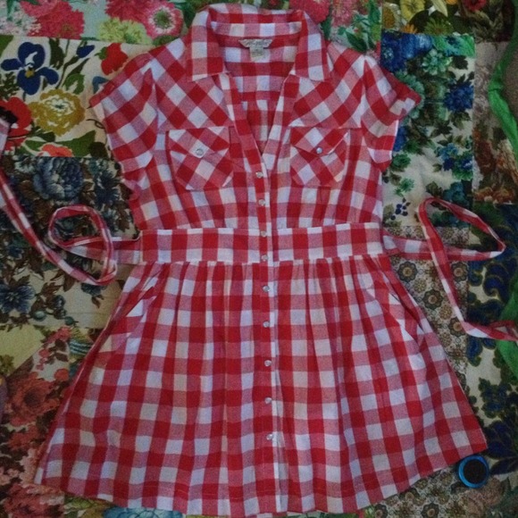 🍀🍀sold🍀🍀gingham plaid dress