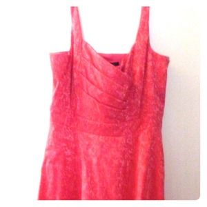 Beautiful coral dress. Never been worn