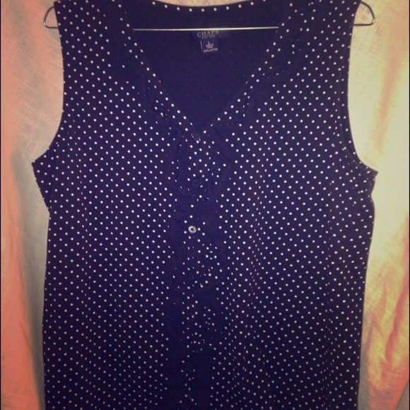 Chaps Navy Top