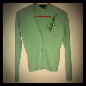 ❌SOLD❌Mint green cardigan