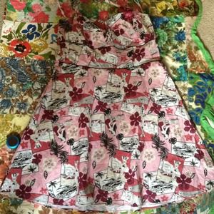 torrid pin-up halter sun dress