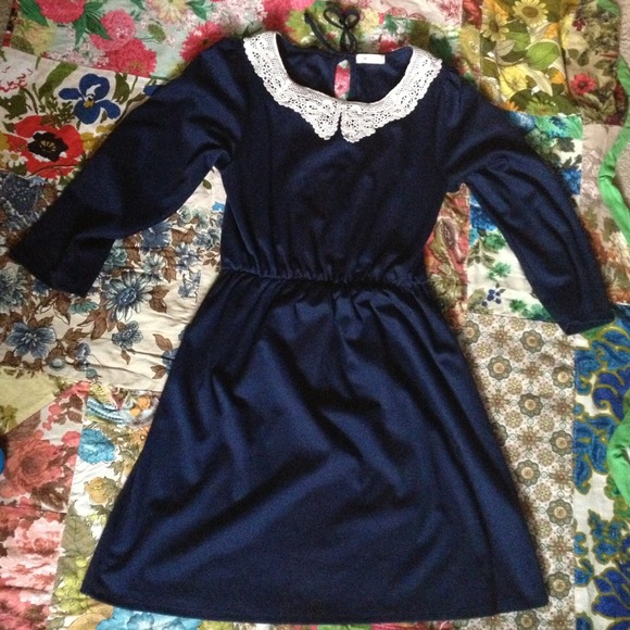 🍀🍀sold🍀🍀peter pan collar day dress
