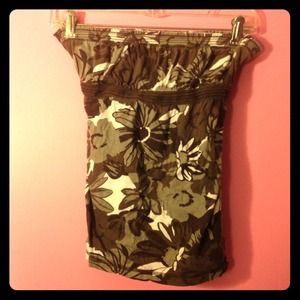 Strapless summer top
