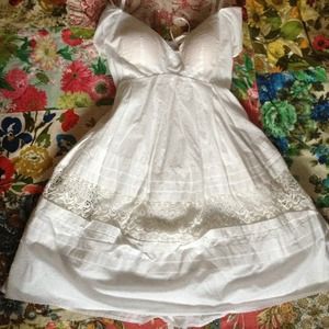 🌼hold🌼jessica simpson white cotton sundress