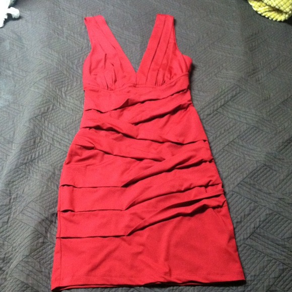 Sexy red dress