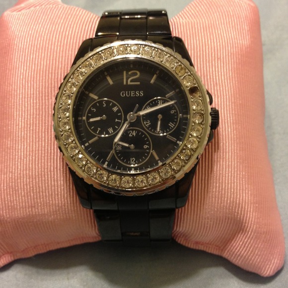 *bundle for trade* Black Guess watch