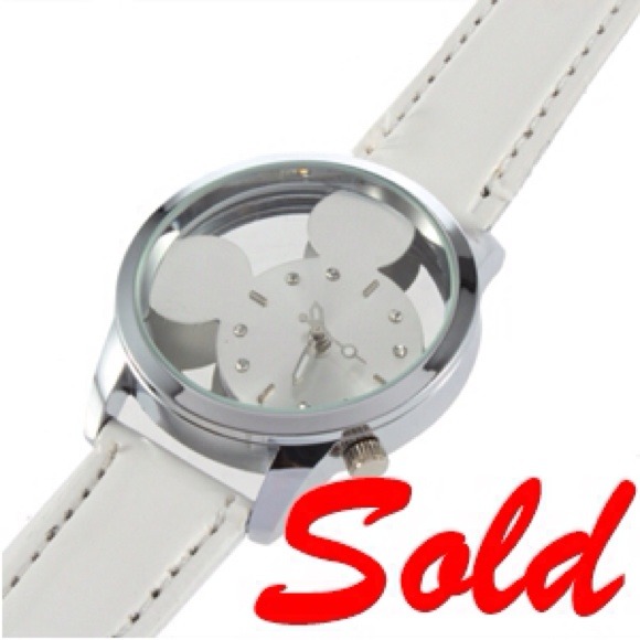 White Mickey Mouse Watch