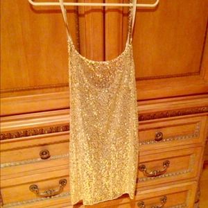 Sparkly sequin slip dress/top