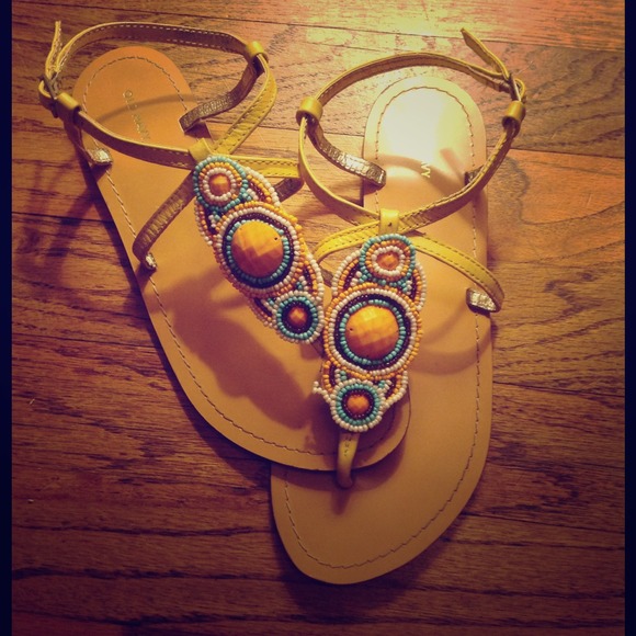 Beaded sandals