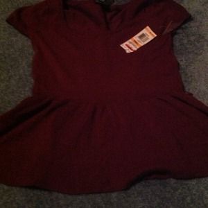 Tapestry in burgundy