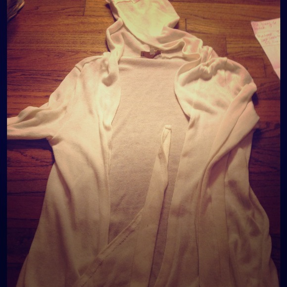 Pico beautiful lightweight hi-lo hooded cardigan