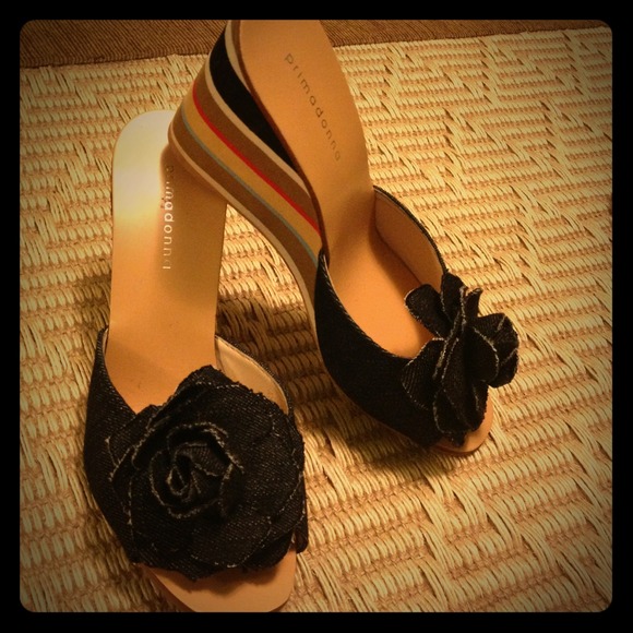 PRIMADONA FLORAL SANDALS/WEDGES