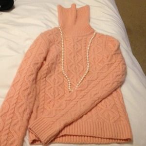 Angora rabbit hair turtleneck