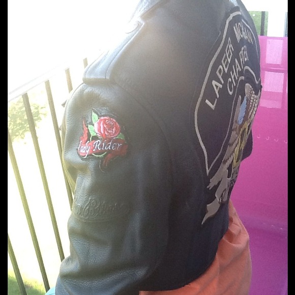 LEATHER RIDING JACKET - Picture 4 of 4