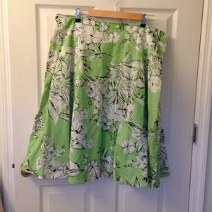 Spring skirt, fully lined