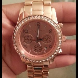 Rose Gold MK Watch