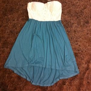 Cute tube high low dress