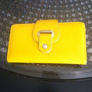 Yellow wallet