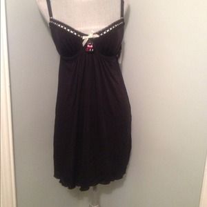 *NWT sexy black babydoll built in bra!! 2 left