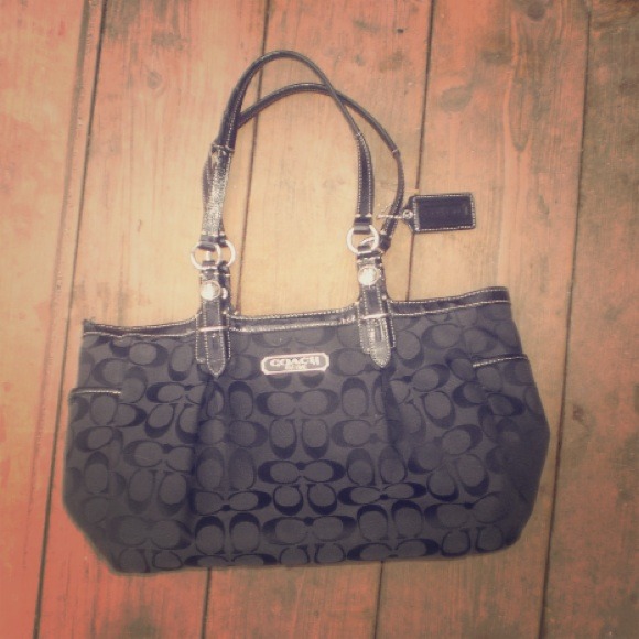 Black Coach Tote