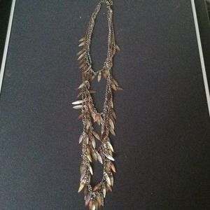 Metallic Layered Necklace