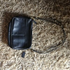 Vintage black coach purse