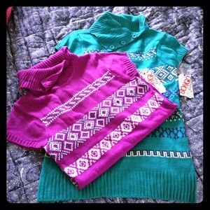 Girls sweater dress bundle. BOGO free