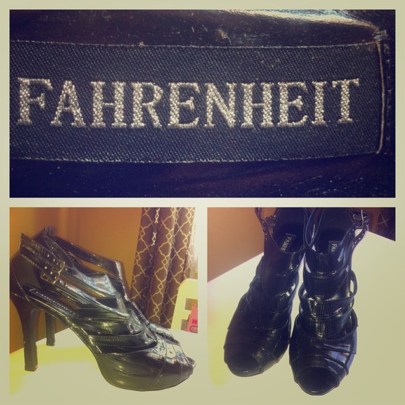 Fahrenheit black stilettos