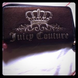 AUTHENTIC Juicy Couture chocolate brown wallet