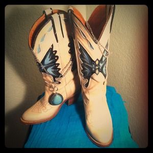 Miss Capezio leather sole cowboy boots
