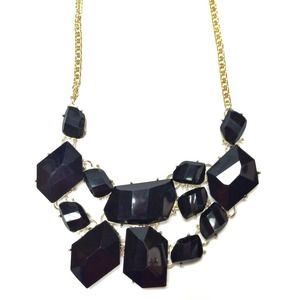 Black Geo Bubble Necklace