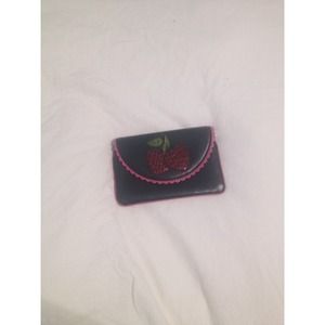 💗REDUCED💗Brighton Cherry heart flap wallet
