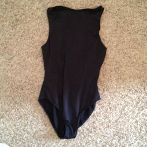 Classic black leotard plus rose wrap skirt- bundle
